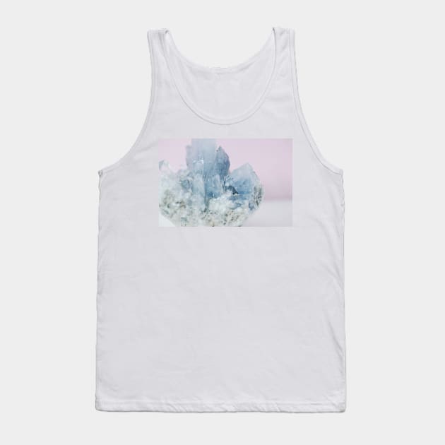 Blue Crystal Tank Top by NewburyBoutique